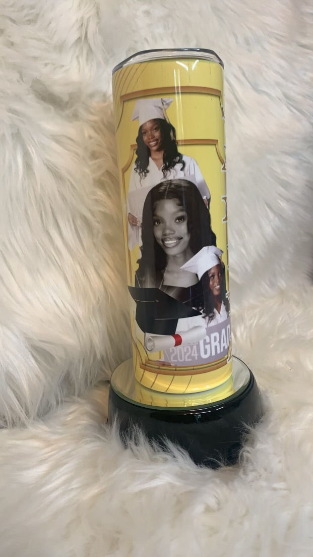 Graduation Theme Photo 20oz Tumbler