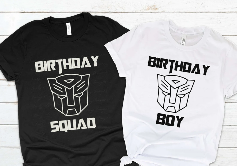 Transformer Birthday Squad TShirt