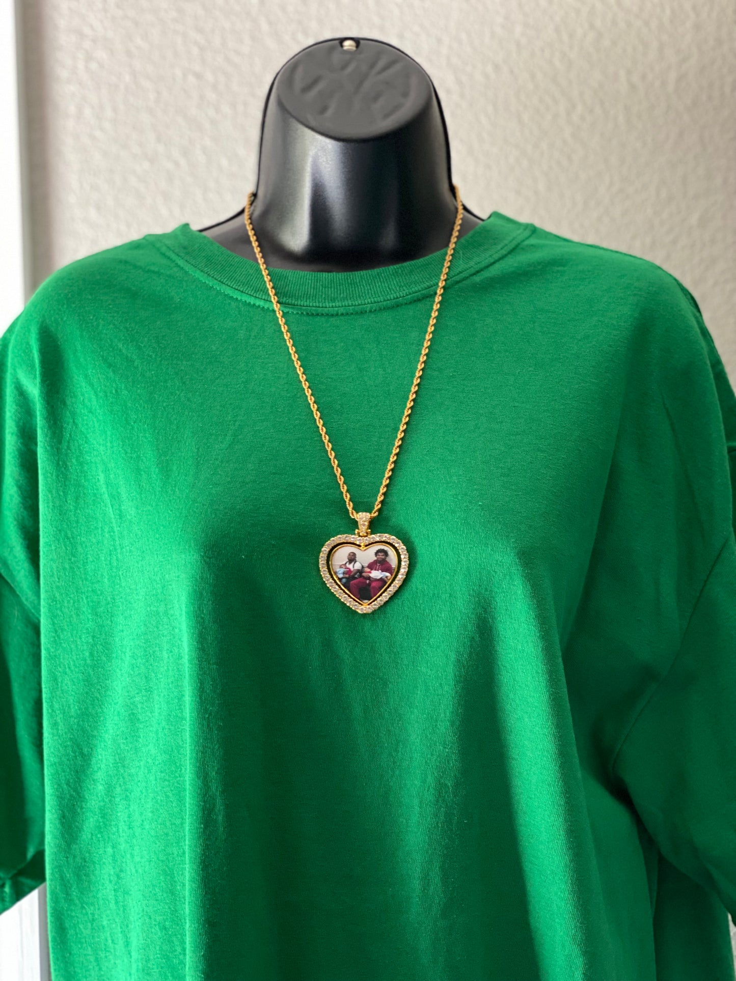 Rotating Heart Necklace