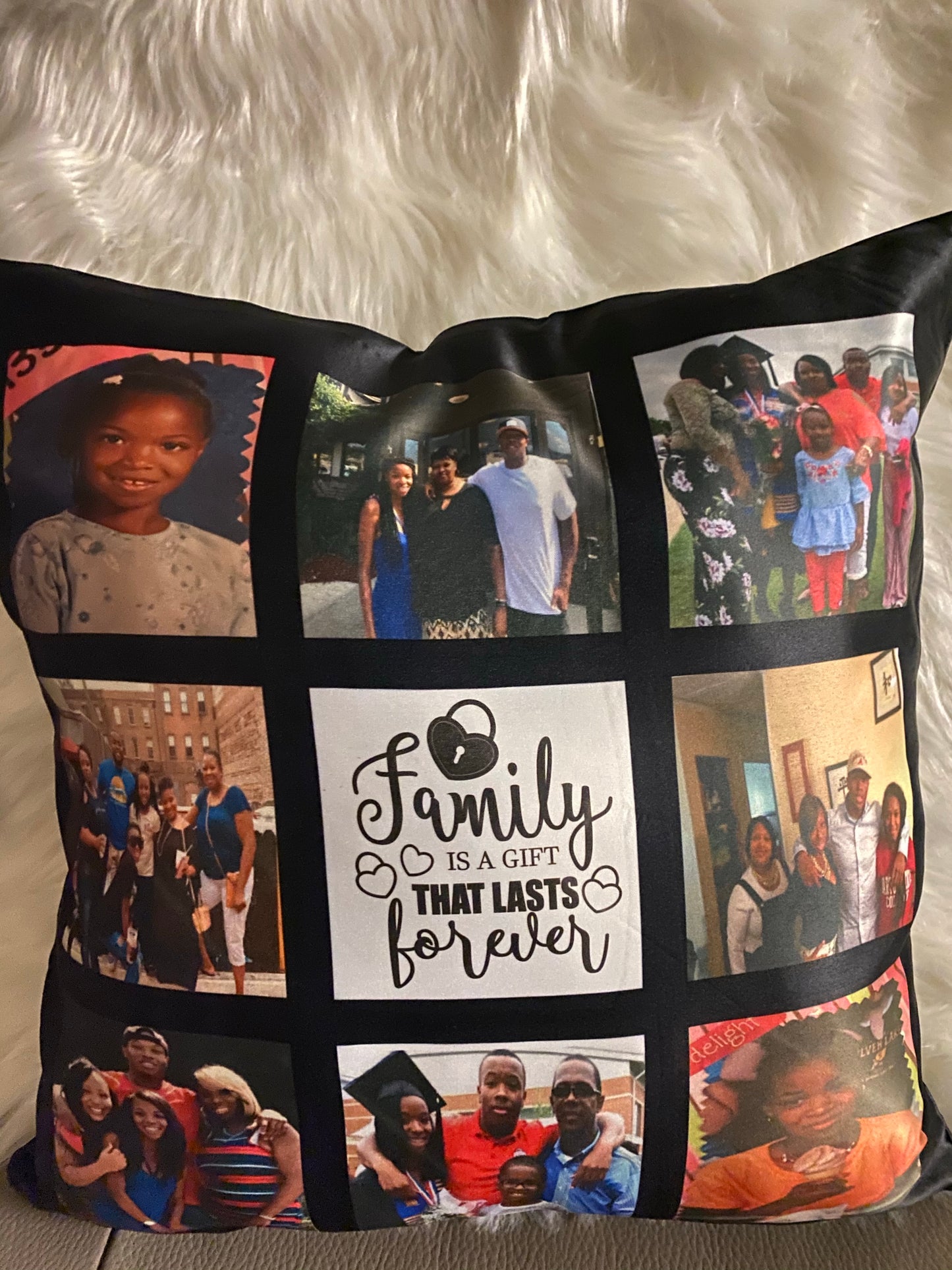 Custom photo pillow