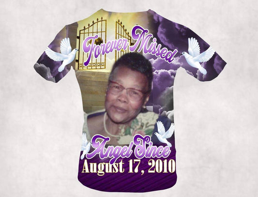 All Over Custom Memorial Shirt